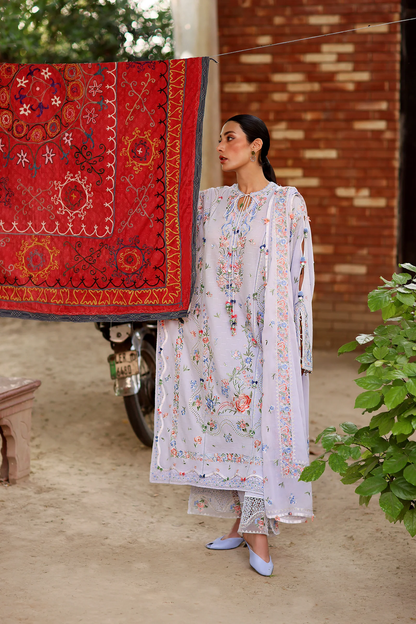 Zaha Festive Lawn 2026 | ZF26-11 | PERIWINKLE MUSE