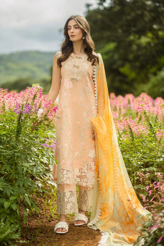 Secret Garden Hemline Lawn By Mushq 2025 | MOONLIT PETALS
