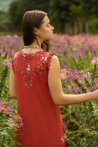 Secret Garden Hemline .Lawn By Mushq 2025 | DEWDROP GARDEN