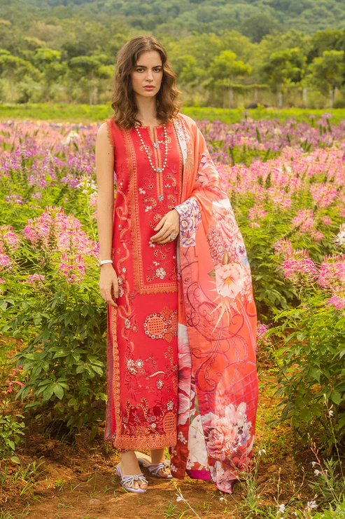 Secret Garden Hemline Lawn By Mushq 2025 | WANDERLUST BLOOMS