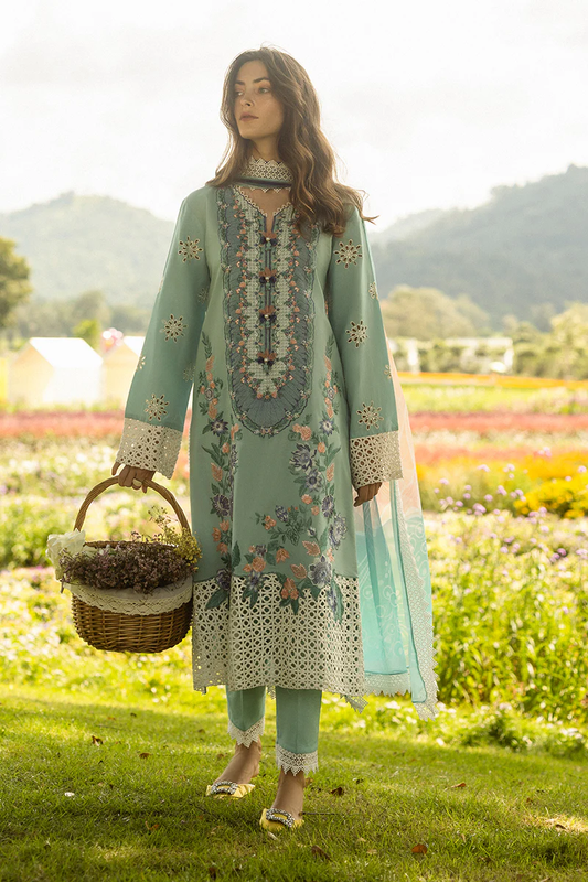 Secret Garden Hemline Lawn By Mushq 2025 | WHIMSICAL WISTERIA