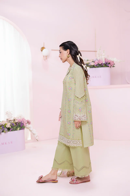 Qalamkar QPrints Embroidered Lawn 2025 | EM-07A | XENA