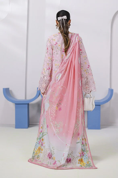 Qalamkar QPrints Embroidered Lawn 2025 | EM-04A | ANNA