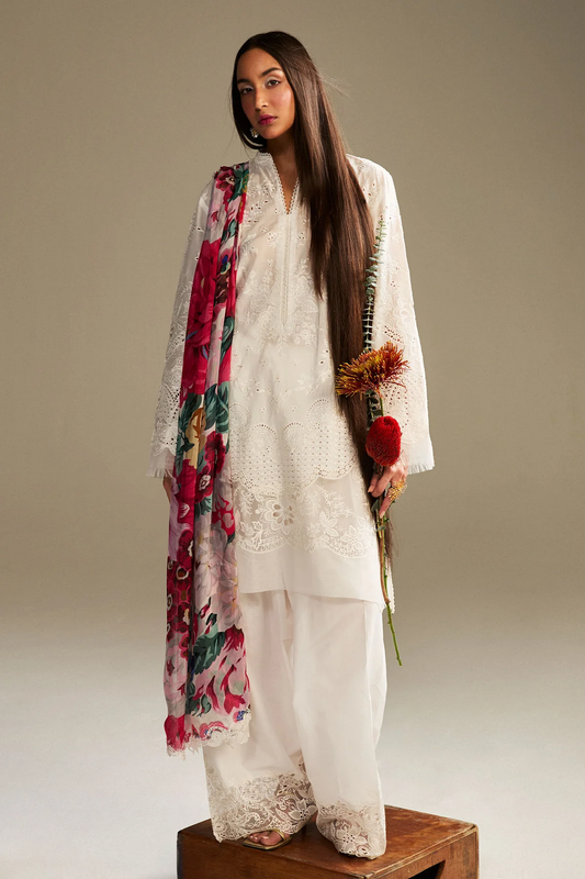 Zara Shahjahan Luxury Lawn 2025 | Satori | 01A