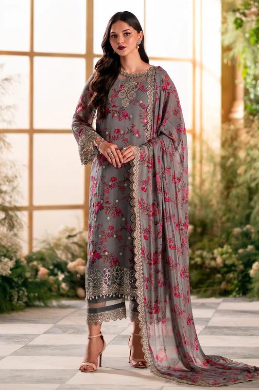 Charizma Vasal Embroidered Chiffon Collection | VSL5-05