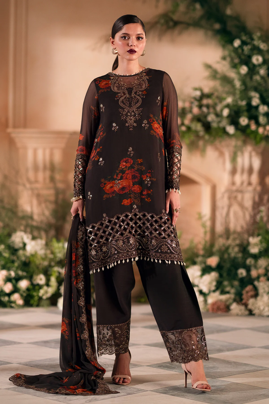 Charizma Vasal Embroidered Chiffon Collection | VSL5-04