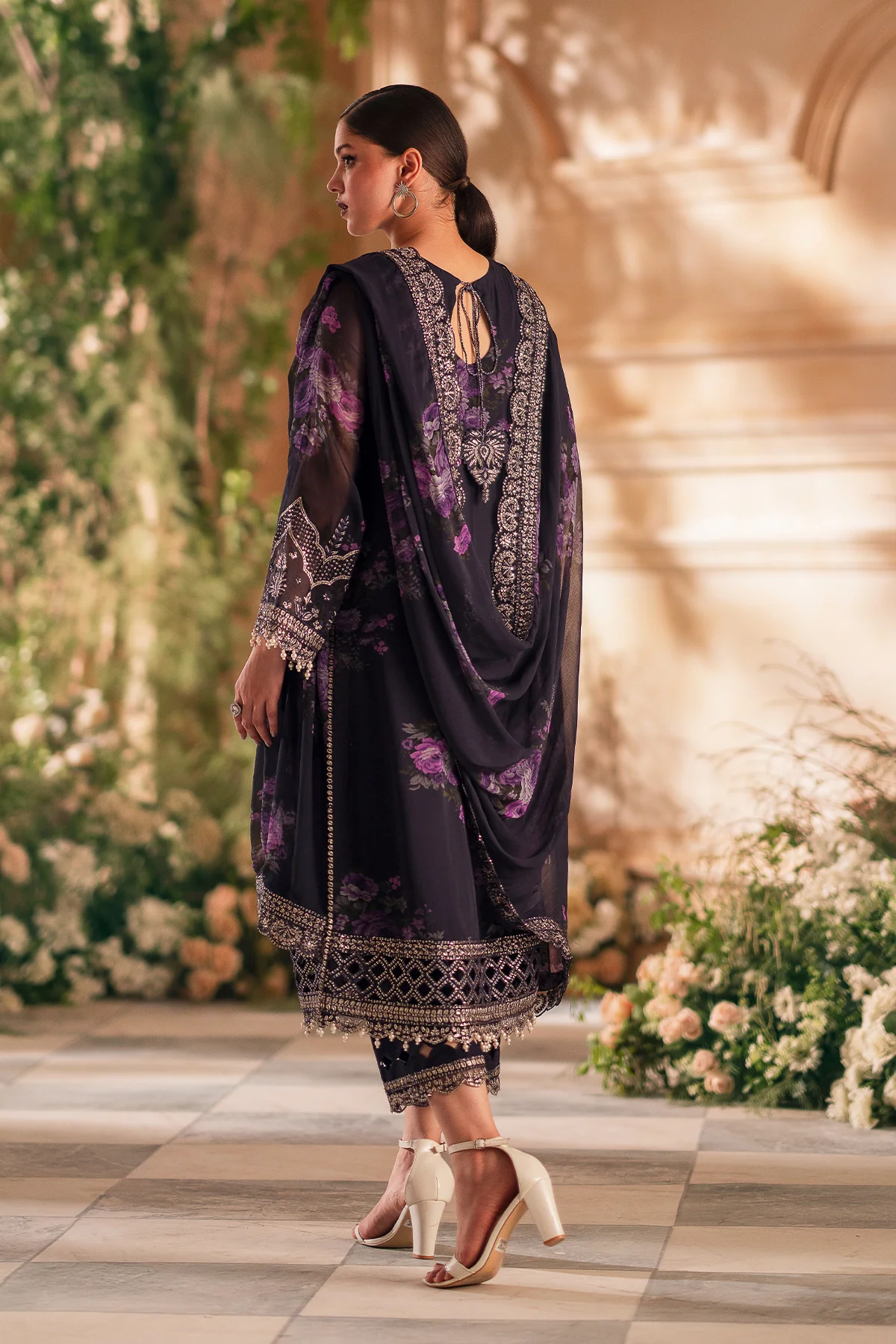 Charizma Vasal Embroidered Chiffon Collection | VSL5-01