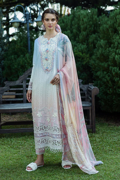 Mushq Solace Ombre Chikankari 2025 | PUREZZA