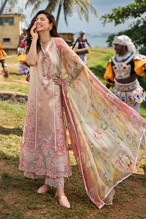 Manaram luxury Lawn 2025 by Mushq | TRANQUIL SPARK