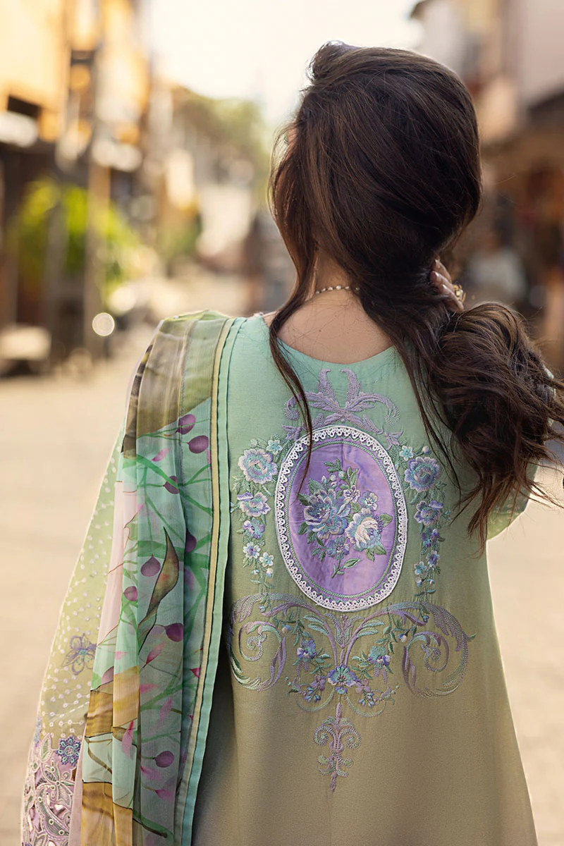 Manaram luxury Lawn 2025 by Mushq | GLITTERING GRACE