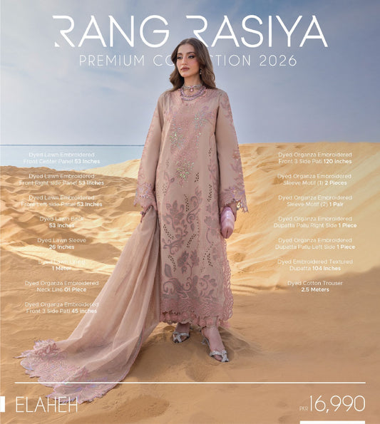 Rang Rasiya Premium Collection 2026 | ELAHEH