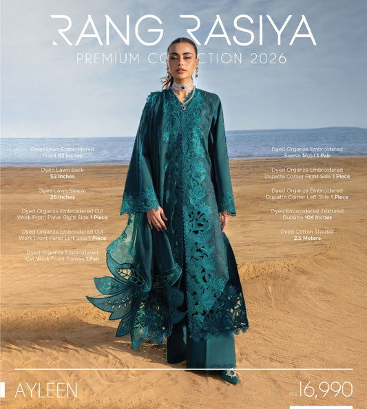 Rang Rasiya Premium Collection 2026 | AYLEEN