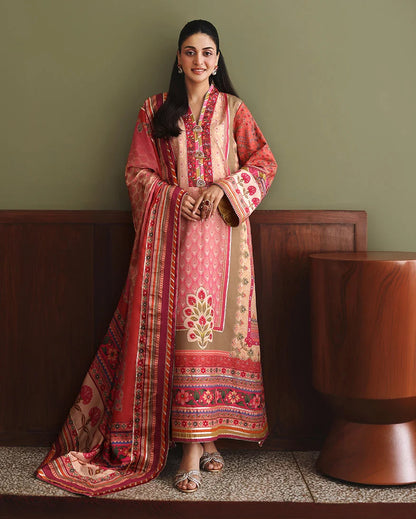 Mushq Hemline Nirvana Printed Silk 2026 | ROSE MOOD