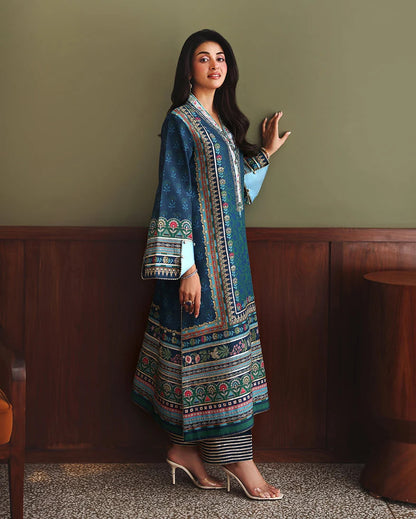 Mushq Hemline Nirvana Printed Silk 2026 | SCENE STEALER