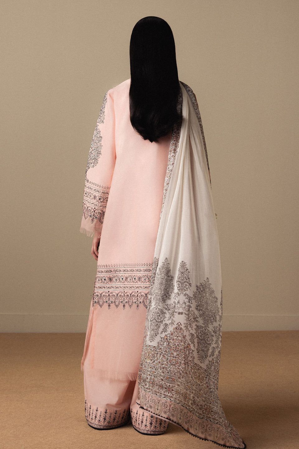 Zara Shahjahan Luxury Lawn 2026 | SATORI | AKAHANA - D11