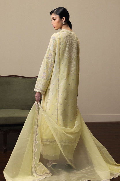 Zara Shahjahan Luxury Lawn 2026 | SATORI | HINATA - D03