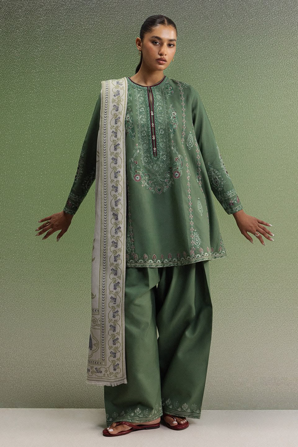 Coco by Zara Shahjahan Winter Unstitched 2026 | SARD-1B