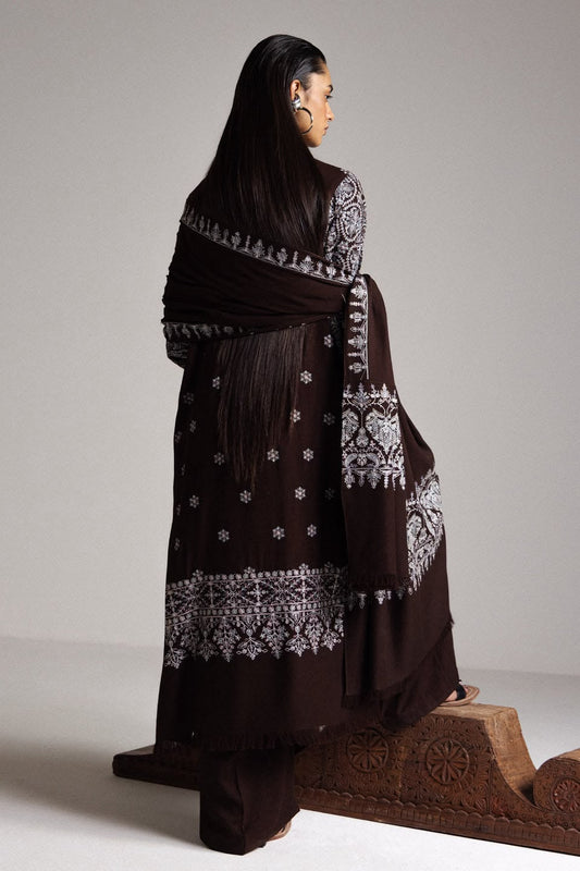 Zara Shahjahan Saraab Winter Unstitched 2026 | AQEEQ - D-01