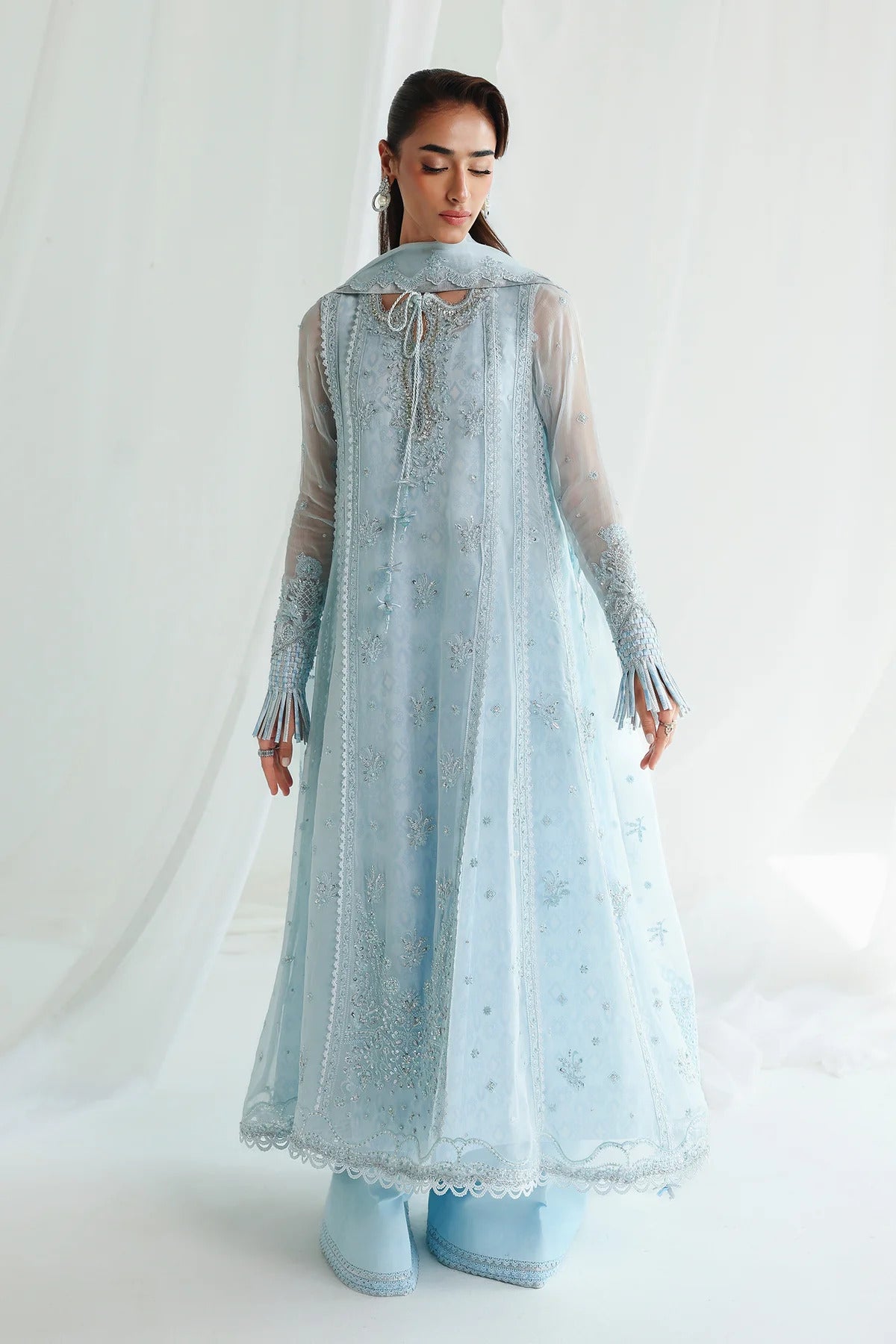 Qalamkar Chiffon Collection 2026 | QCC-08 SONA