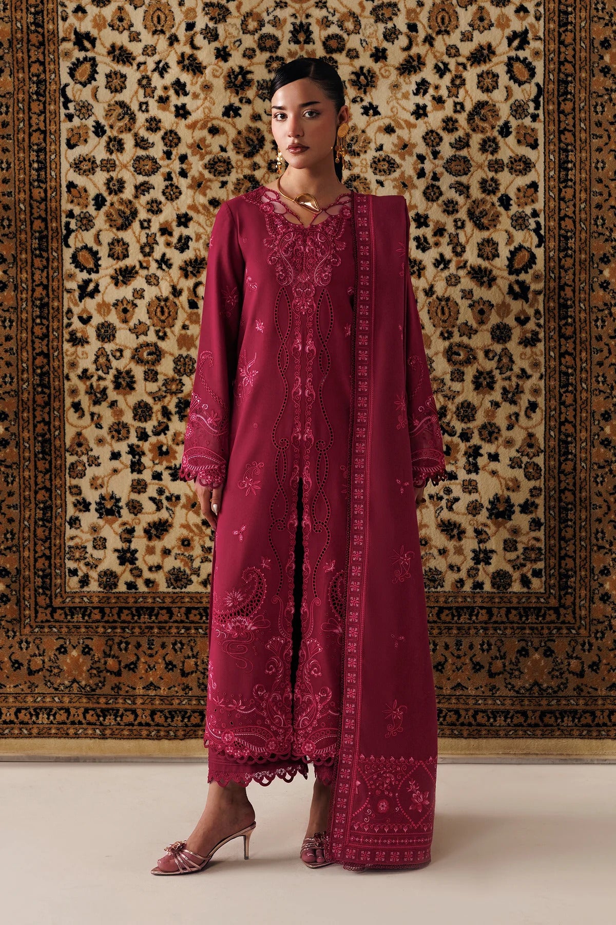 Qline Linen'26 by Qalamkar | QLW-02 ALEENA