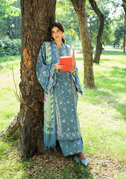 Elaf Wilderness Pashmina Shawl Edit 2026 | EWR-4B CINEARIA