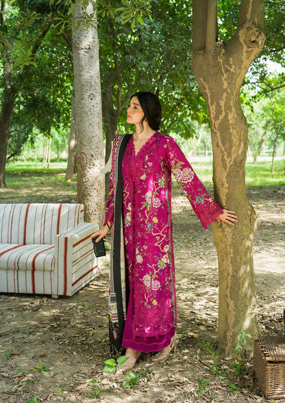 Elaf Wilderness Pashmina Shawl Edit 2026 | EWR-7B MULBERRY