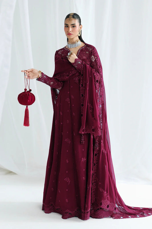 Qalamkar Chiffon Collection 2026 | QCC-03 WAFA
