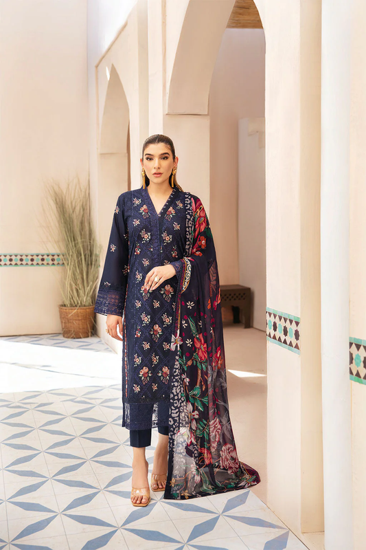 Ramsha Andaaz Lawn 2025 | Z-1007