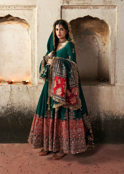 Massarat - Festive Unstitched 2025 By Hussain Rehar | MEHERUNISSA