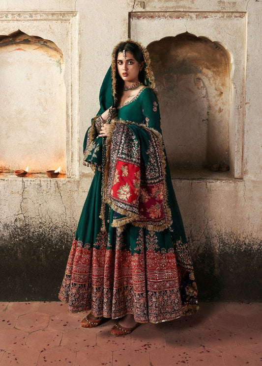 Massarat - Festive Unstitched 2025 By Hussain Rehar | MEHERUNISSA