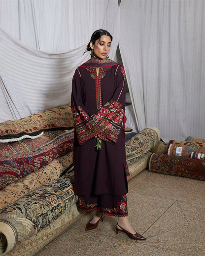 Jugnu Embroidered Karandi Collection 2025 | BARI