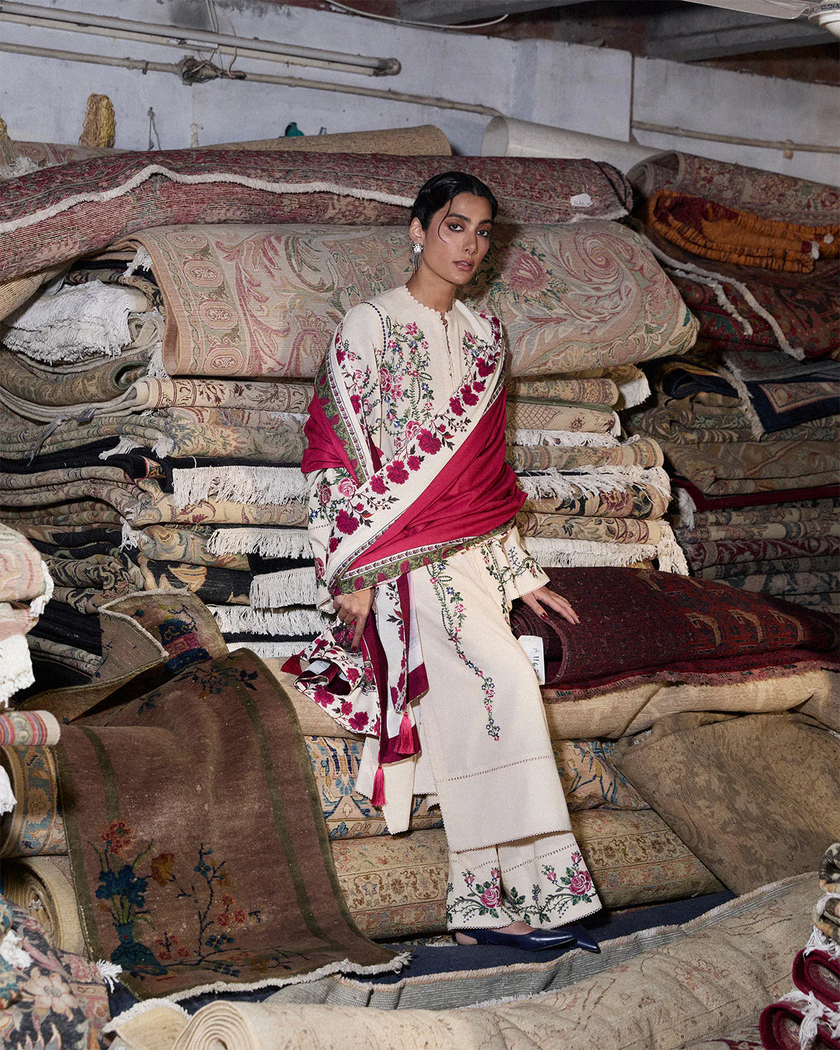 Jugnu Embroidered Karandi Collection 2025 | ZURA