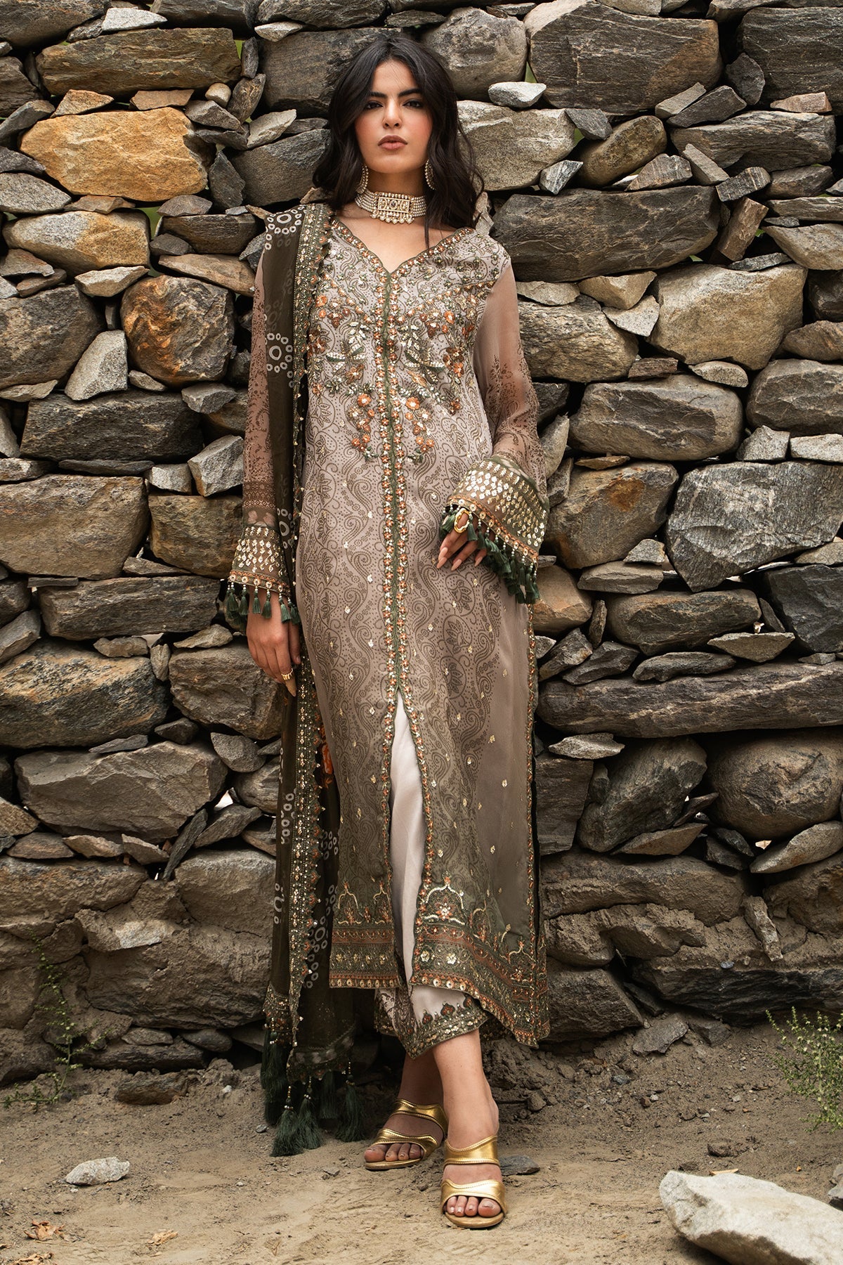 Charizma Vasal Winter Vol-02 2026 | Unstitched Embroidered Chiffon Collection | VSLW6-13